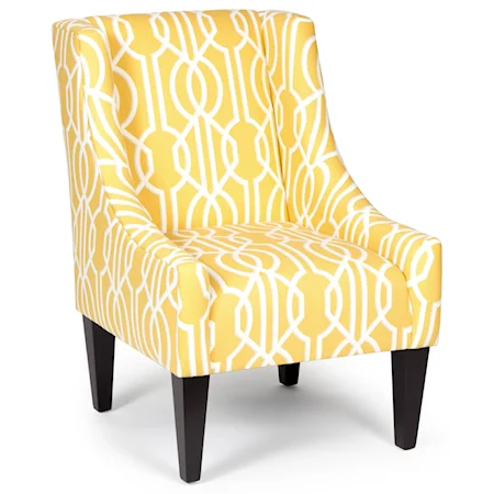 Accent Chair with Wing Back